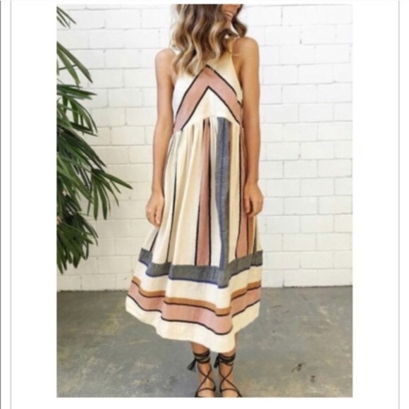 ROMWE Dresses & Skirts - ROMWE Striped Midi Dress